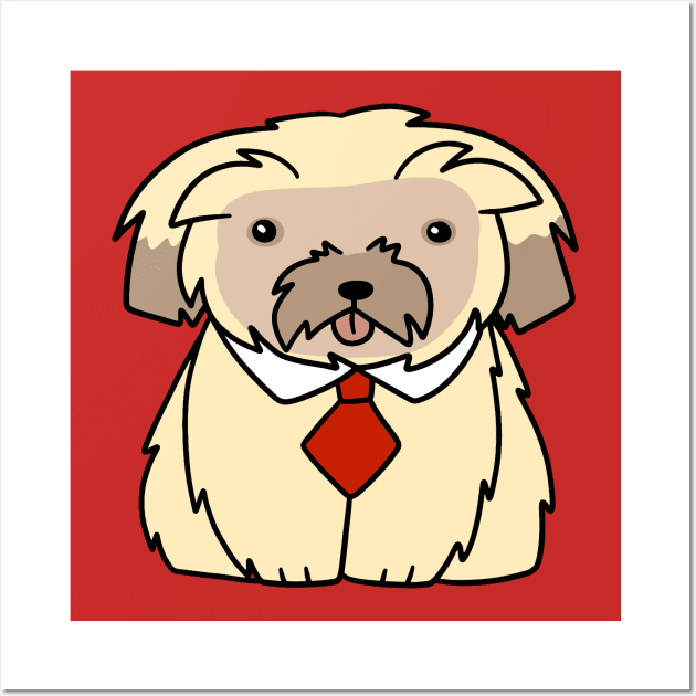 Necktie Pupper Wall Art by saradaboru